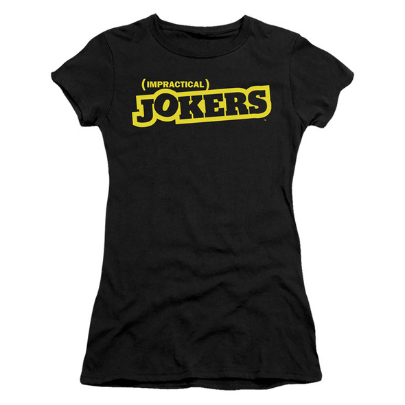 Impractical Jokers/impractical Jokers Logo-s/s Junior Sheer-black