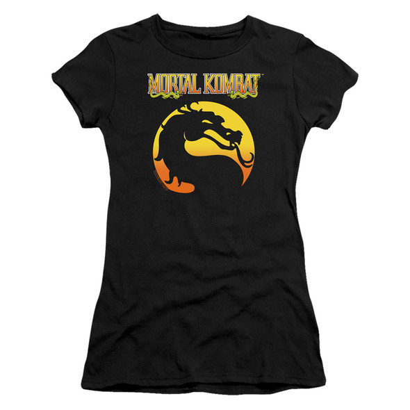 Mortal Kombat Klassic/logo-s/s Junior Sheer-black
