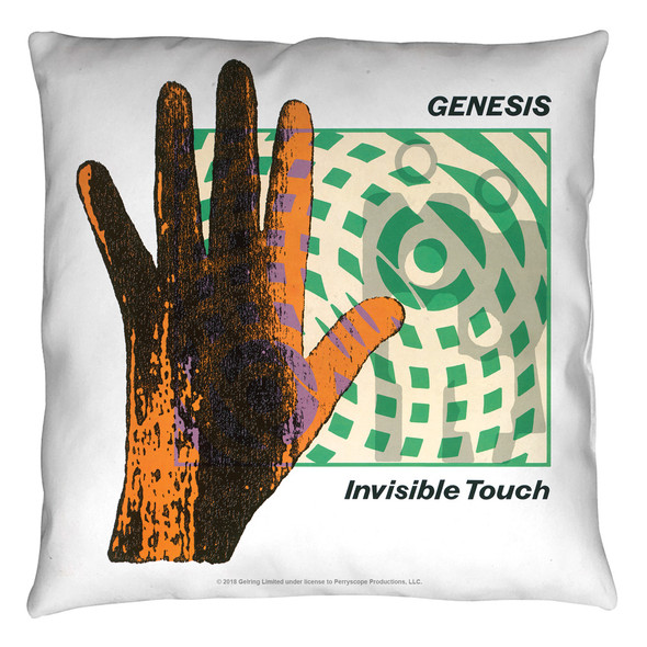 Genesis/invisible Touch - Throw Pillow