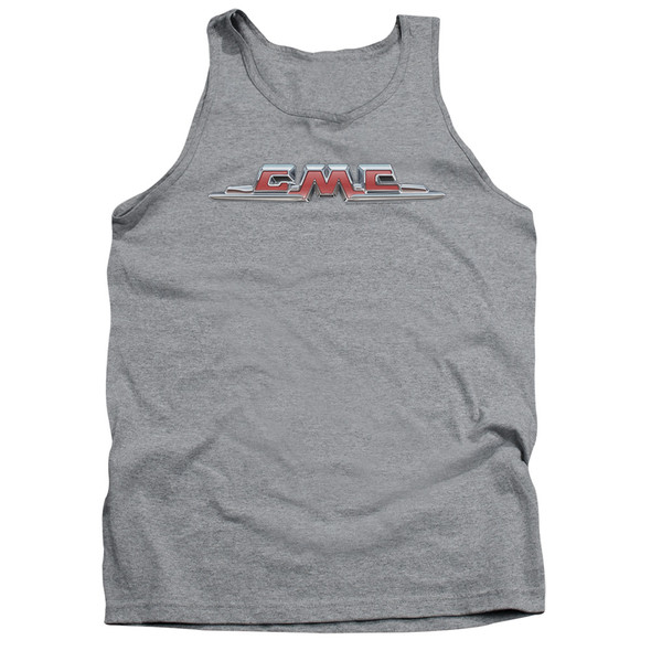 Gmc/chrome Logo-adult Tank-athletic Heather