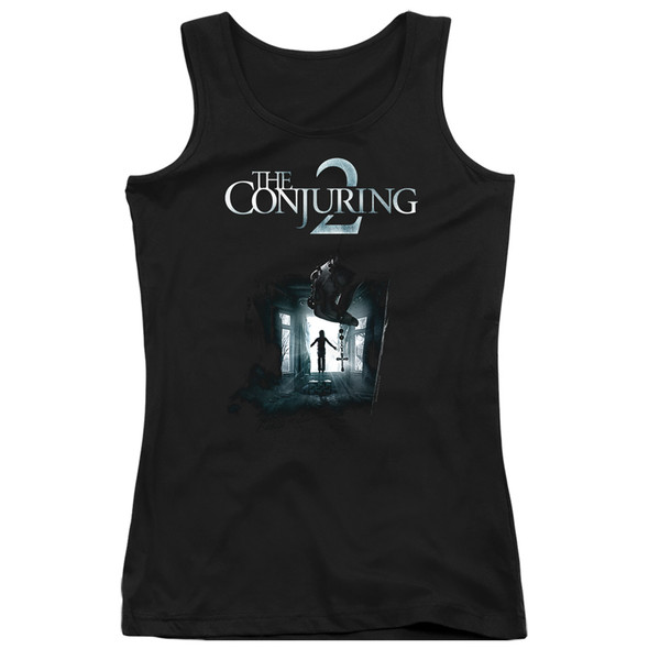 The Conjuring 2/poster-juniors Tank Top  -black
