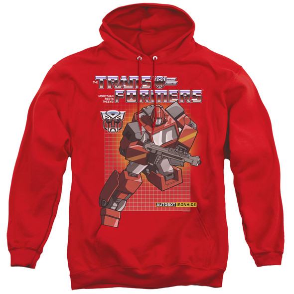 Transformers/ironhide-adult Pull-over Hoodie-red