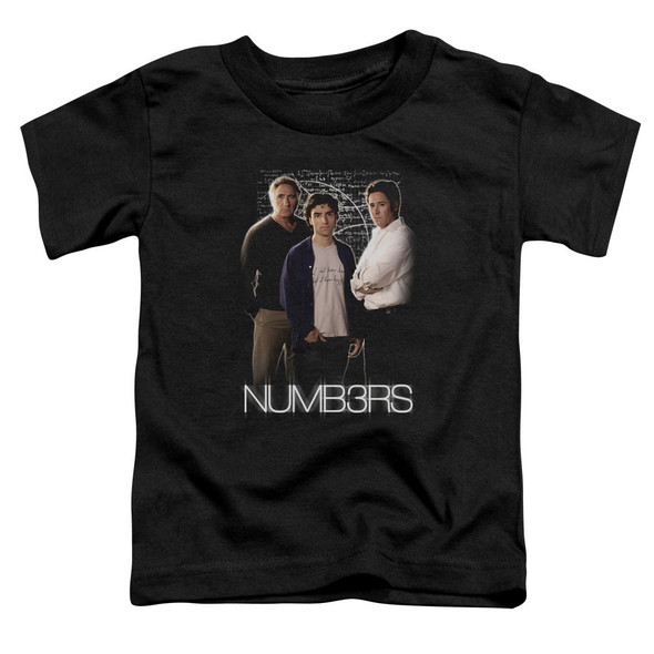 Numbers/equations - S/s Toddler Tee - Black