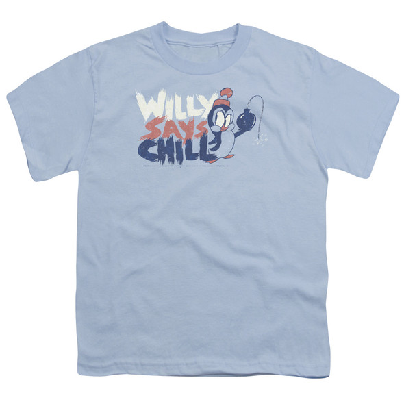 Chilly Willy/i Say Chill - S/s Youth 18/1 - Light Blue - Md - Light Blue