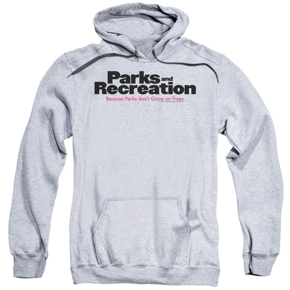Parks And Rec/logo-adult Pull-over Hoodie-athletic Heather