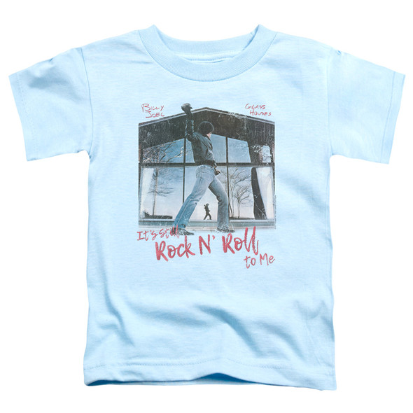 Billy Joel/glass Houses-s/s Toddler Tee-light Blue