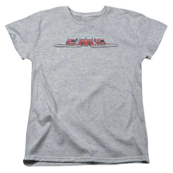 Gmc/chrome Logo-s/s Womens Tee-athletic Heather