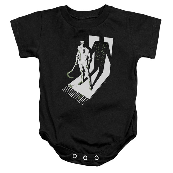 Shadowman/grim Shadow-infant Snapsuit-black