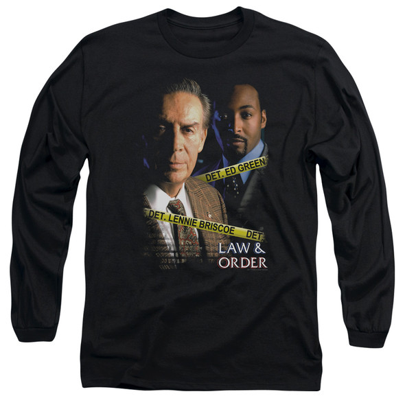 Law And Order/briscoe And Green - L/s Adult 18/1 - Black