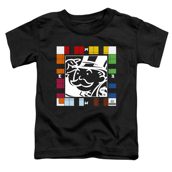 Monopoly/game Board-s/s Toddler Tee-black