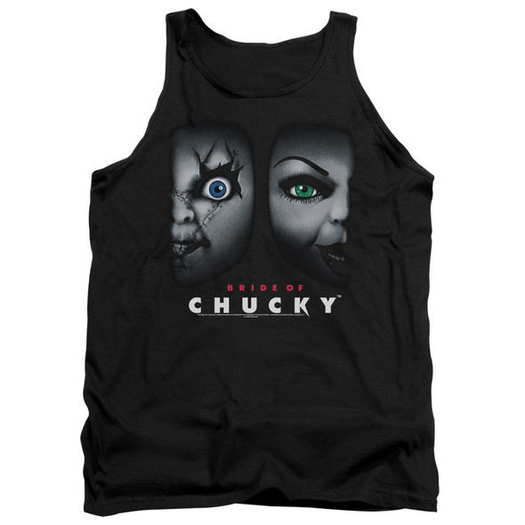 Bride Of Chucky/happy Couple - Adult Tank - Black - Md - Black