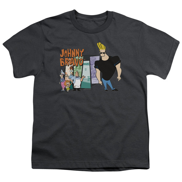 Johnny Bravo/johnny & Friends - S/s Youth 18/1 - Charcoal