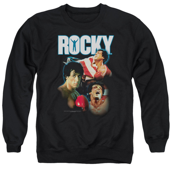 Rocky/i Did It - Adult Crewneck Sweatshirt - Black