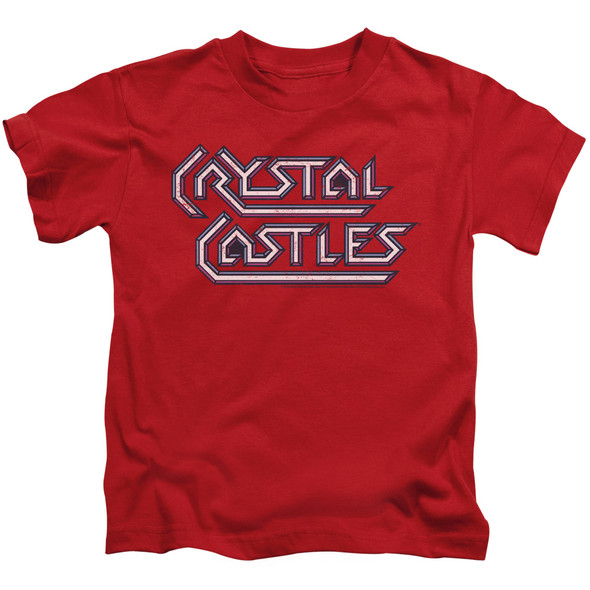 Atari/crystal Castles Logo-s/s Juvenile 18/1-red