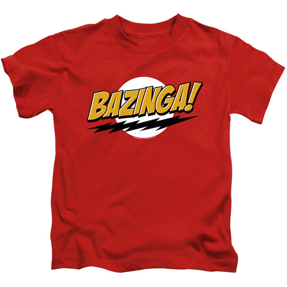 Big Bang Theory/bazinga-s/s Juvenile 18/1-red