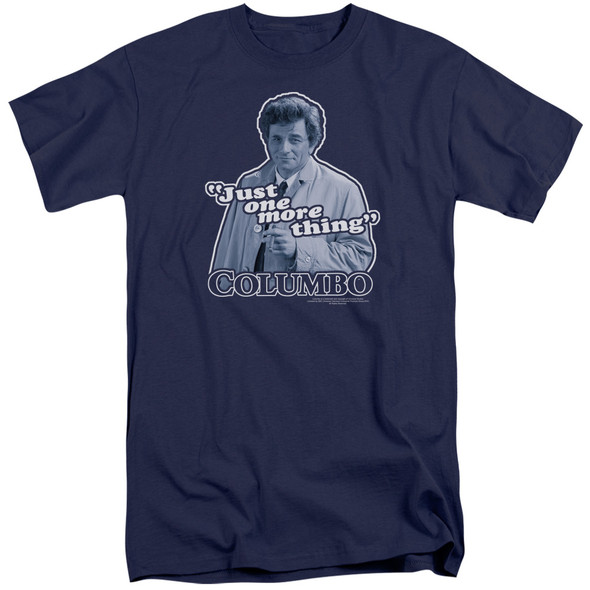 Columbo/just One More Thing-s/s Adult Tall-navy