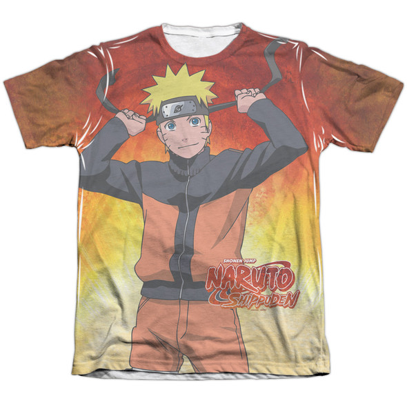 Naruto/naruto-adult Poly/cotton S/s Tee-white