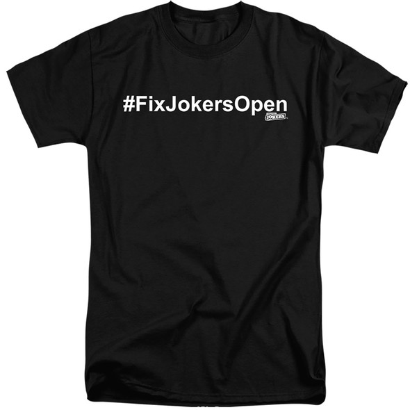 Impractical Jokers/fixjokersopen-s/s Adult Tall 18/1-black