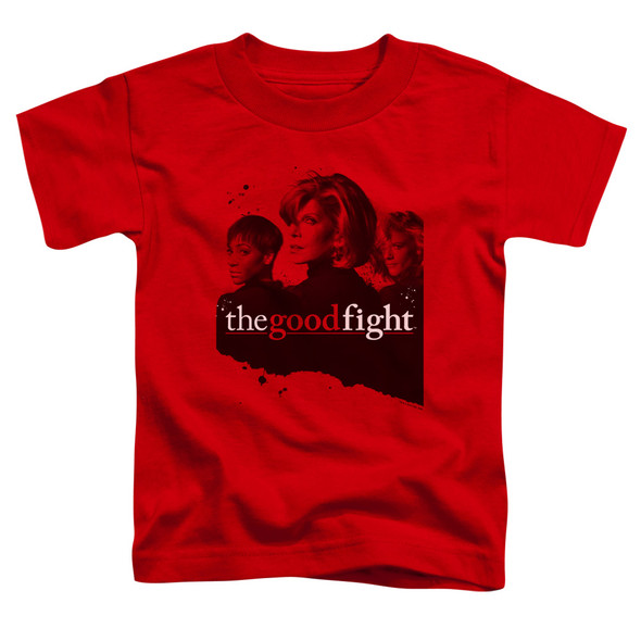 The Good Fight/diane Lucca Maia-s/s Toddler Tee-red