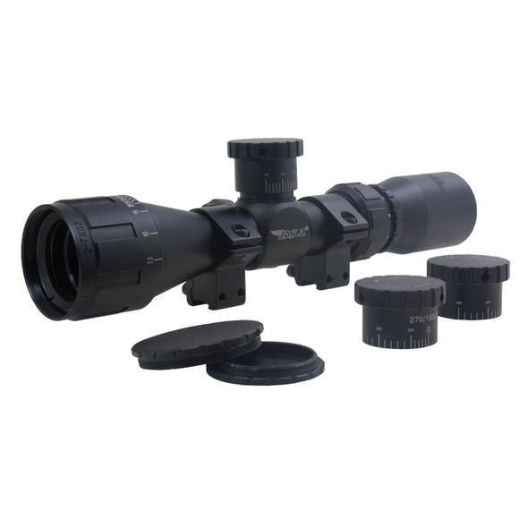 BSA Optics Sweet .22 Compact 2X-7X. 32mm AO Rifle Scope