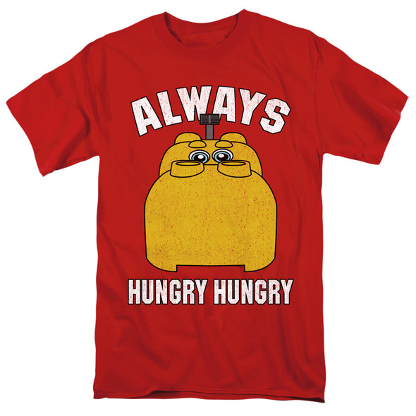 Hungry Hungry Hippos/hungry-s/s Adult 18/1-red