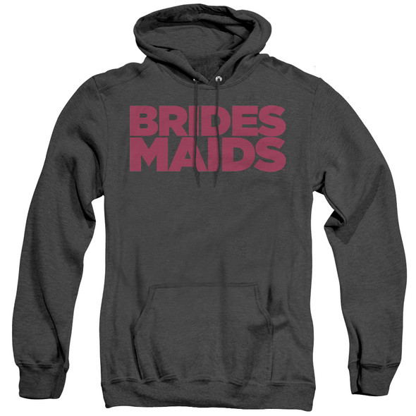 Bridesmaids/logo - Adult Heather Hoodie - Black - 2x - Black