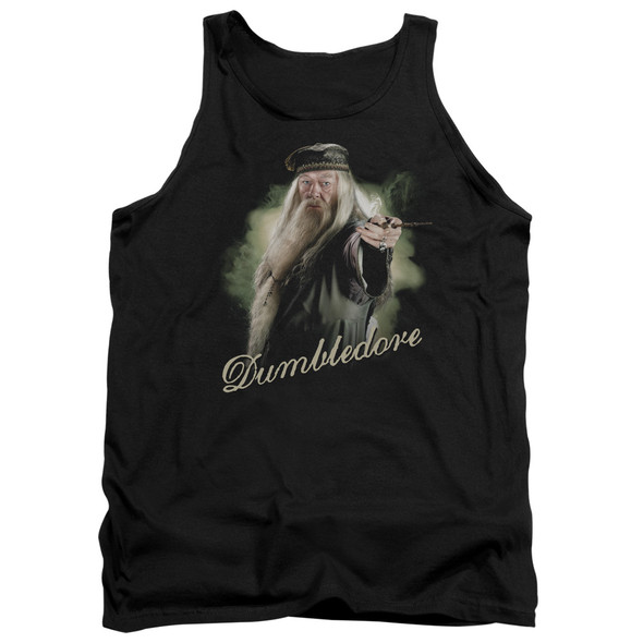 Harry Potter/dumbledore Wand-adult Tank-black