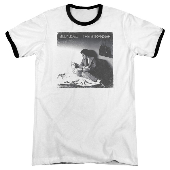 Billy Joel/the Stranger-adult Ringer-white/black