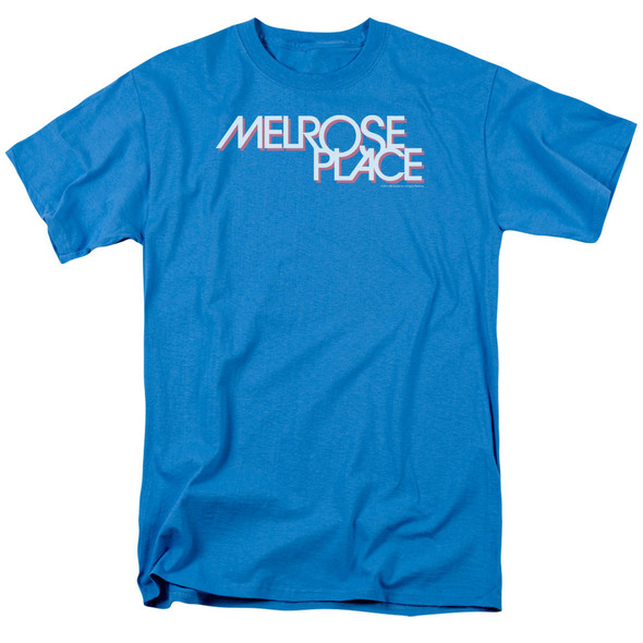 Melrose/logo - S/s Adult 18/1 - Turquoise