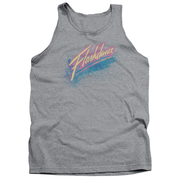 Flashdance/spray Logo - Adult Tank - Athletic Heather