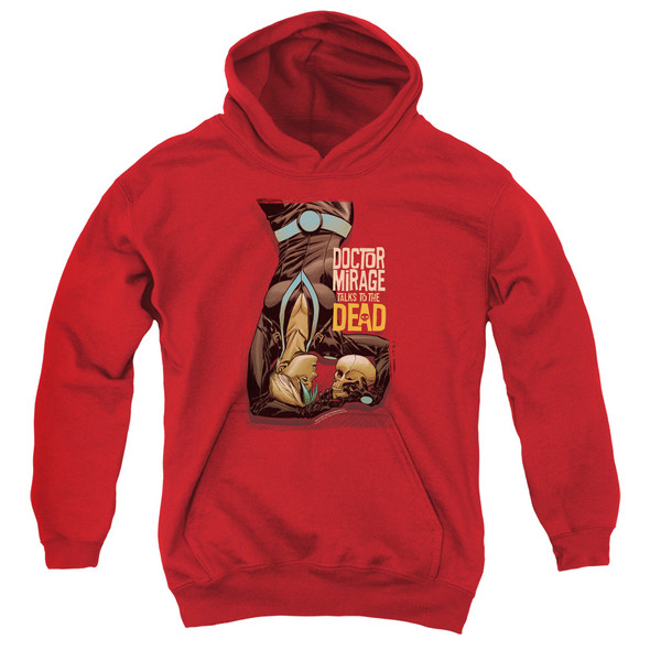 Doctor Mirage/talks To The Dead-youth Pull-over Hoodie-red