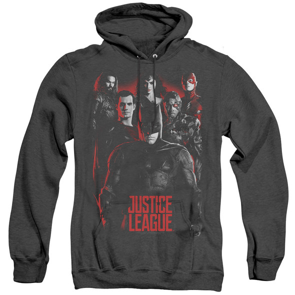 Justice League Movie/the League-adult Heather Hoodie-black