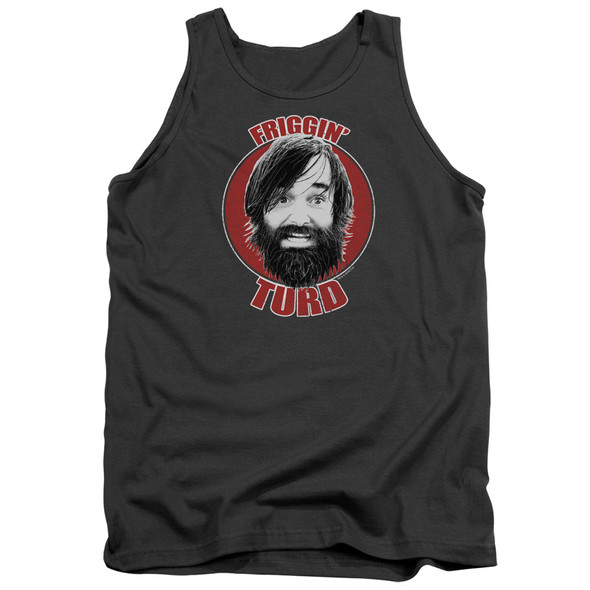 Last Man On Earth/friggin Turd-adult Tank-charcoal