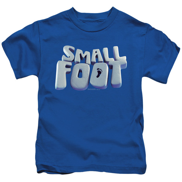 Smallfoot/smallfoot Logo-s/s Juvenile 18/1-royal Blue