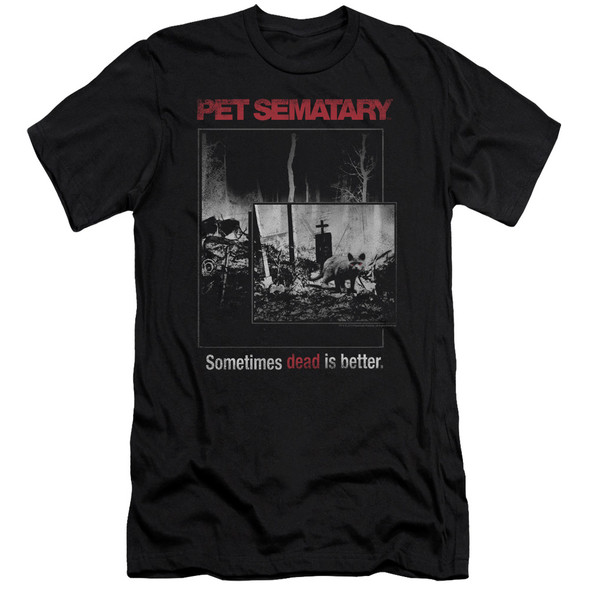 Pet Sematary/cat Poster-s/s Adult 30/1-black