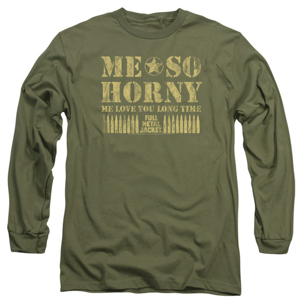 Full Metal Jacket/me-l/s Adult 18/1-military Green