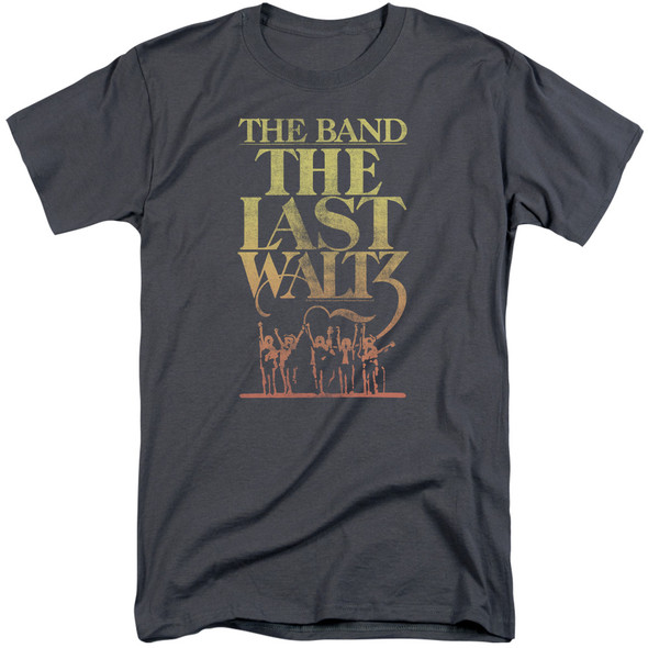 The Band/the Last Waltz-s/s Adult Tall 18/1-charcoal