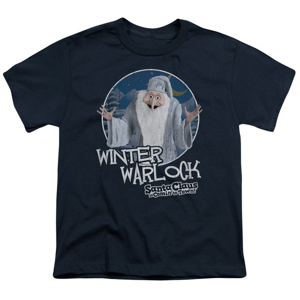 Santa Claus Is Comin To Town/winter Warlock-s/s Youth 18/1-navy