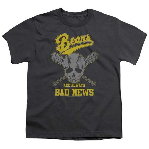 Bad News Bears/always Bad News - S/s Youth 18/1 - Charcoal