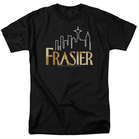 Frasier/frasier Logo - S/s Adult 18/1 - Black