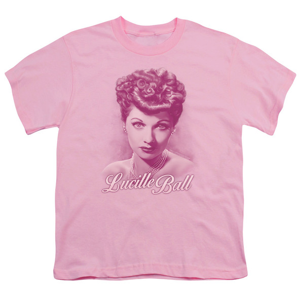 Lucille Ball/pearls-s/s Youth 18/1-pink