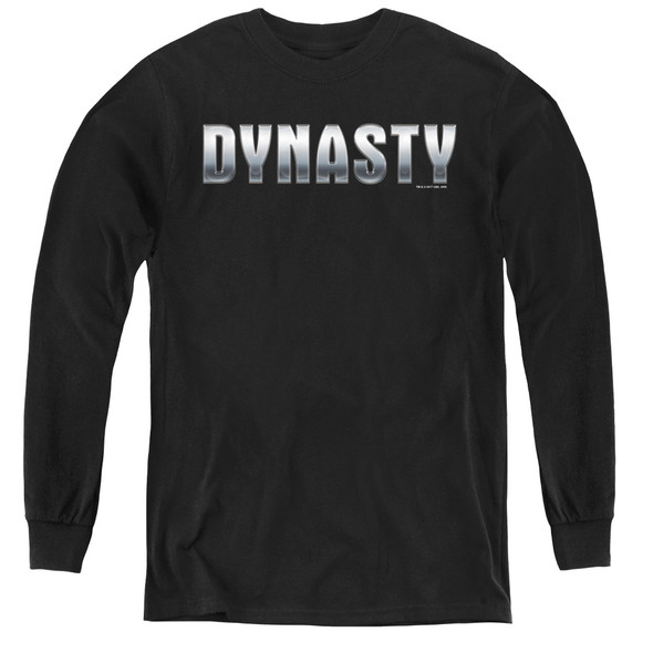 Dynasty/dynasty Shiny - Youth Long Sleeve Tee - Black