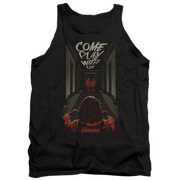 The Shining/come Play With Us-adult Tank-black