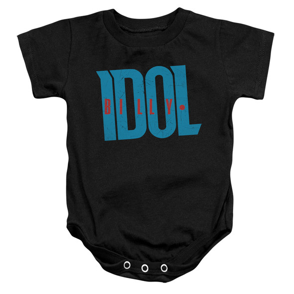 Billy Idol/logo-infant Snapsuit-black