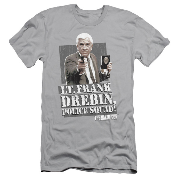 Naked Gun/fran Drebin - S/s Adult 30/1 - Silver