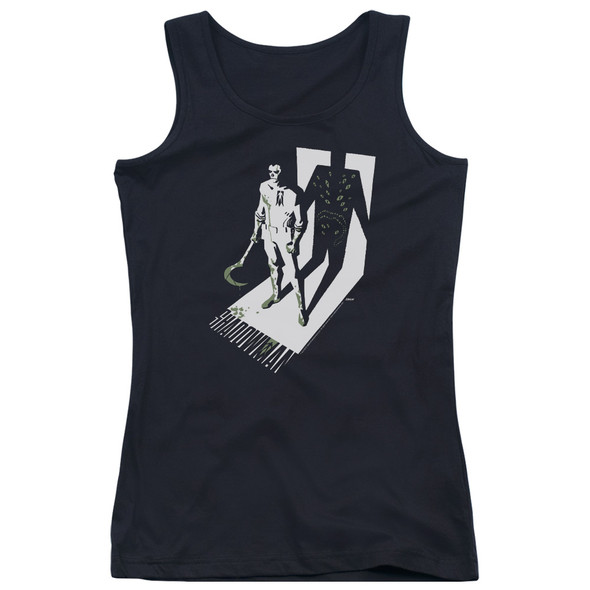 Shadowman/grim Shadow-juniors Tank Top  -black