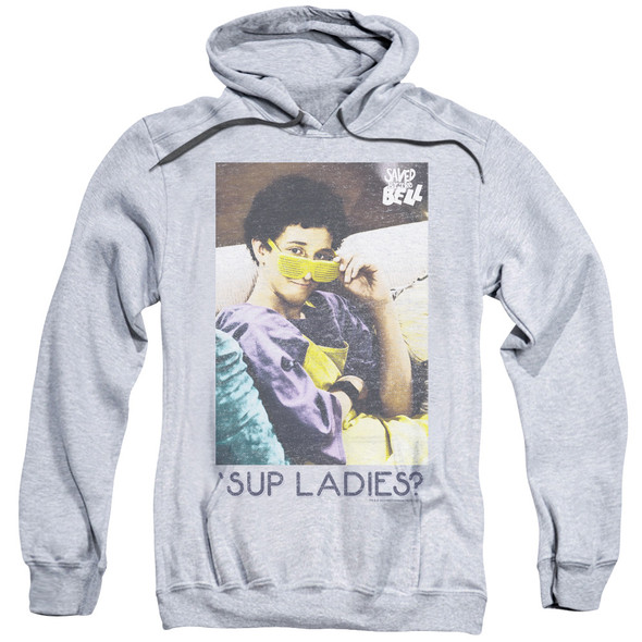 Saved By The Bell/sup Ladies-adult Pull-over Hoodie-athletic Heather