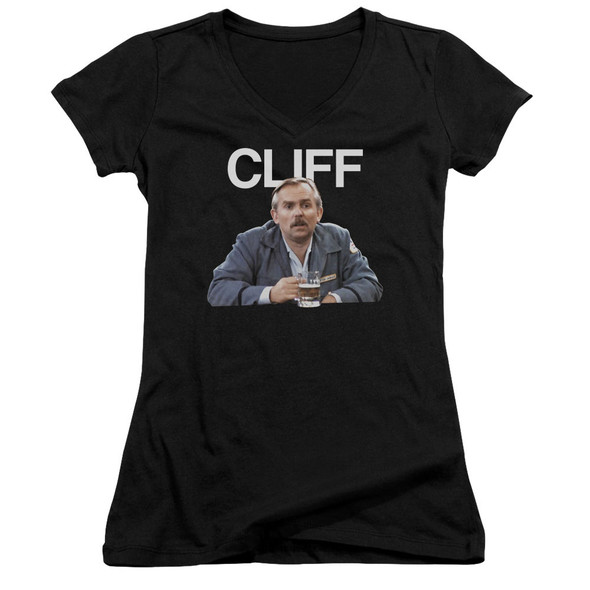 Cheers/cliff - Junior V-neck - Black