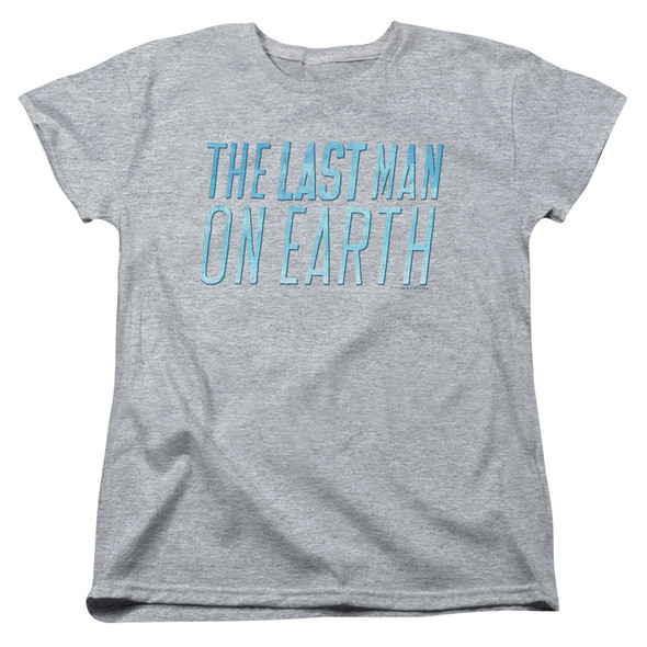 Last Man On Earth/logo-s/s Womens Tee-athletic Heather