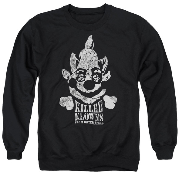 Killer Klowns From Outer Space/kreepy-adult Crewneck Sweatshirt-black